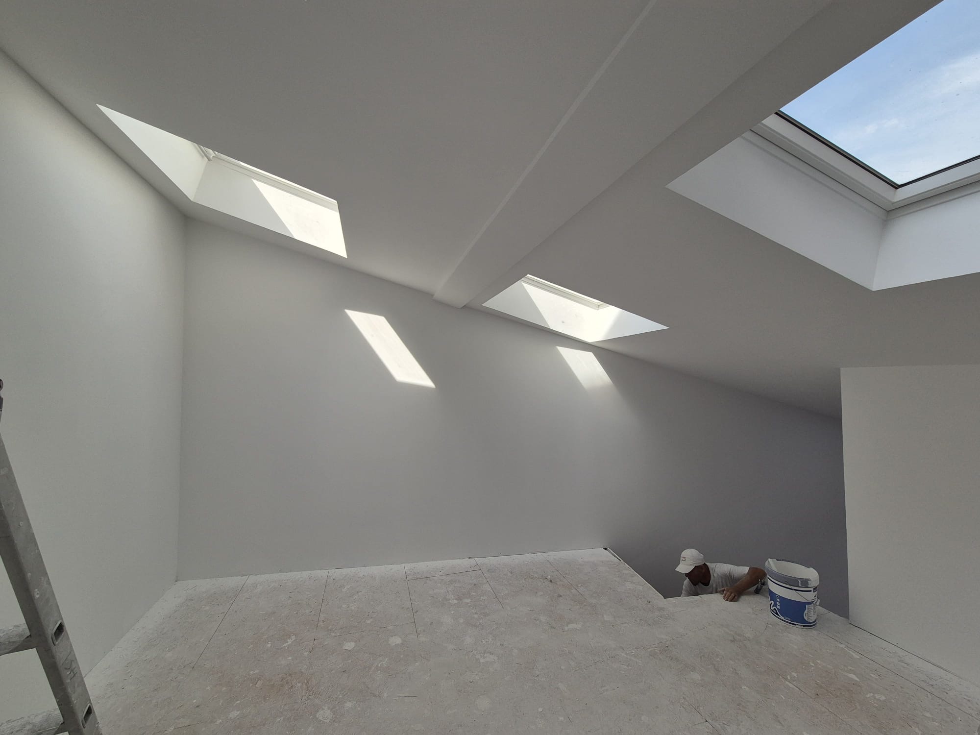 Combles aménagés avec velux